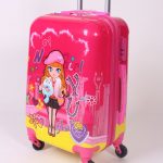 چمدان مسافرتی کودک مدل دخترانه سایز بزرگ