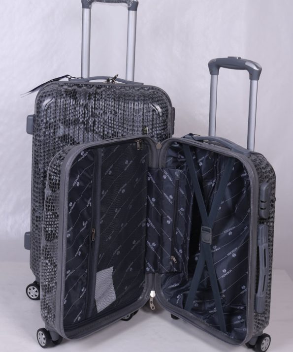 چمدان دو قلو فایبرگلاس MONESCA مدل پوست ماری