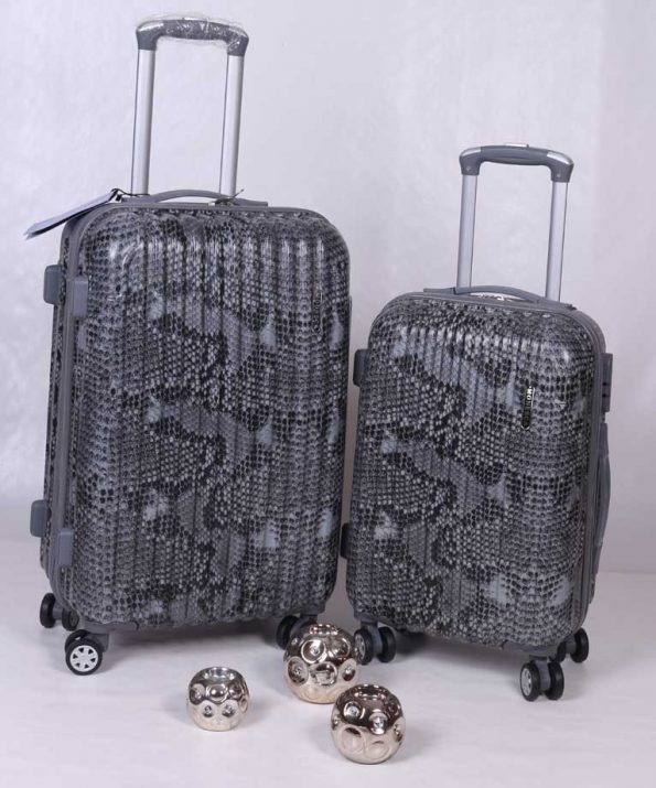 چمدان دو قلو فایبرگلاس MONESCA مدل پوست ماری