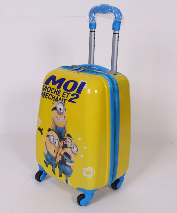 چمدان مسافرتی کودک طرح مینیون سایز متوسط