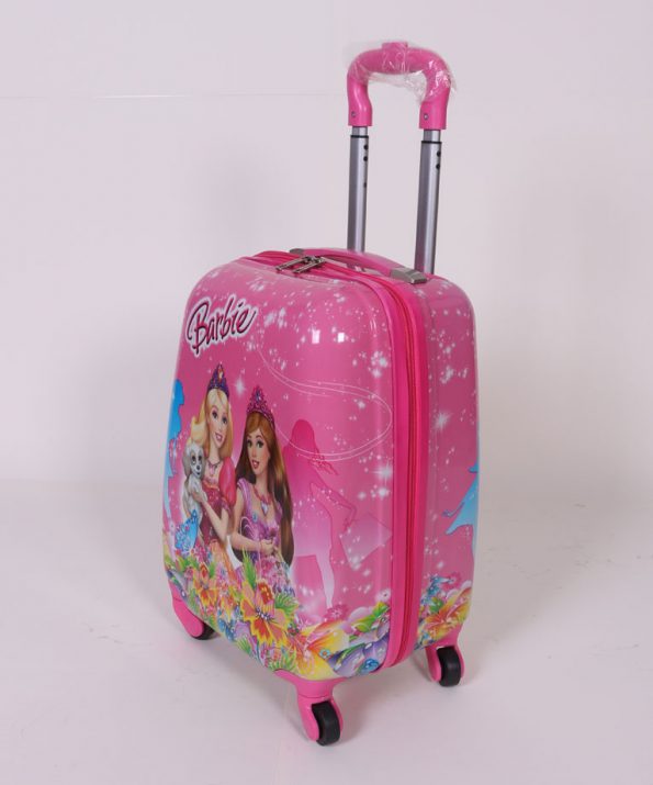 چمدان مسافرتی کودک طرح باربی سایز متوسط