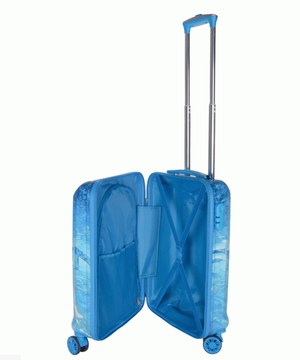 چمدان دخترانه فروزن (طرح کرکره ای) – Frozen سایز بزرگ